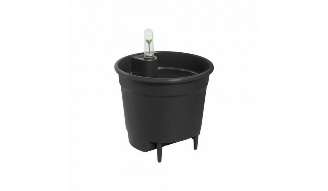 Plant pot Elho Black polypropylene Circular Modern Ø 21 cm 21 cm