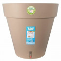 Plant pot Riviera Brown Taupe polypropylene Plastic Circular Ball