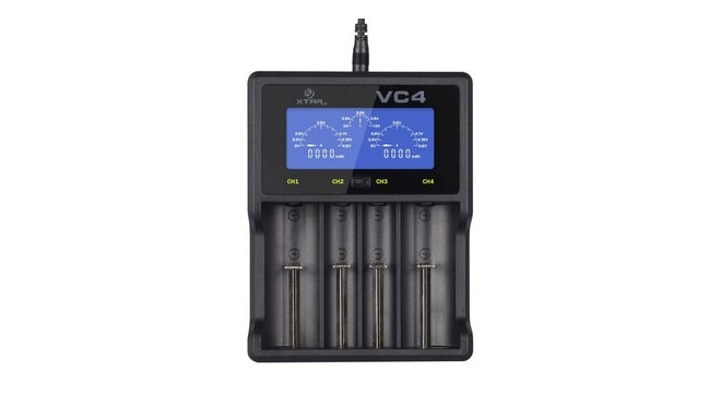 XTAR VC4SL akulaadija Li-ion / Ni-MH / Ni-CD 18650 jaoks