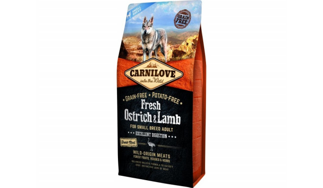 FRESH OSTRICH_LAMB FOR SMALL BREED 6KG