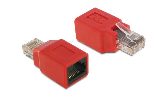 Delock RJ45 Crossover Adapter male - female