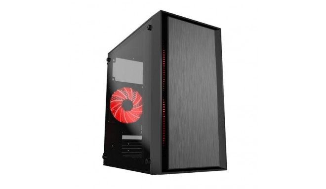 Gembird CCC-FORNAX-960R computer case Midi Tower Black, Red