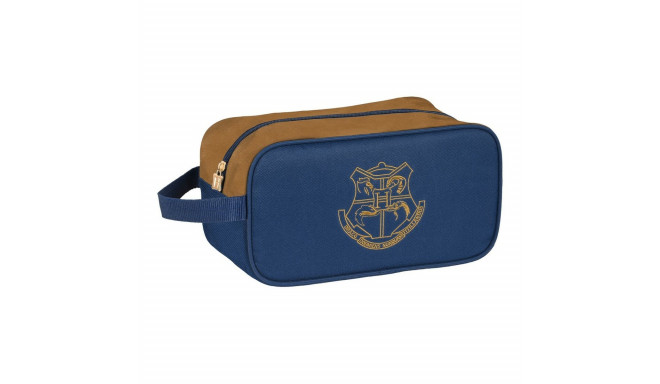 Travel Slipper Holder Harry Potter Magical Brown Navy Blue (29 x 15 x 14 cm)