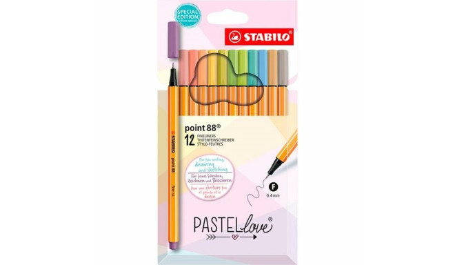 Felt-tip pens Stabilo Cake 0,4 mm (12 Pieces)