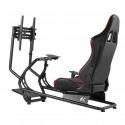 NanoRS RS160 Gaming Chair Racing Simulator Stand 3 in 1 PC Console Gamers Synthetic Leather Cover St