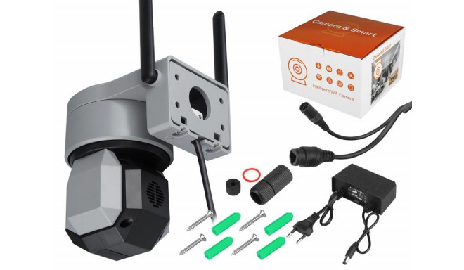 Internet Rotary Exterior Camera IP socket E27 IP65 PTZ 5Mpix 230V SMART LTC VISION