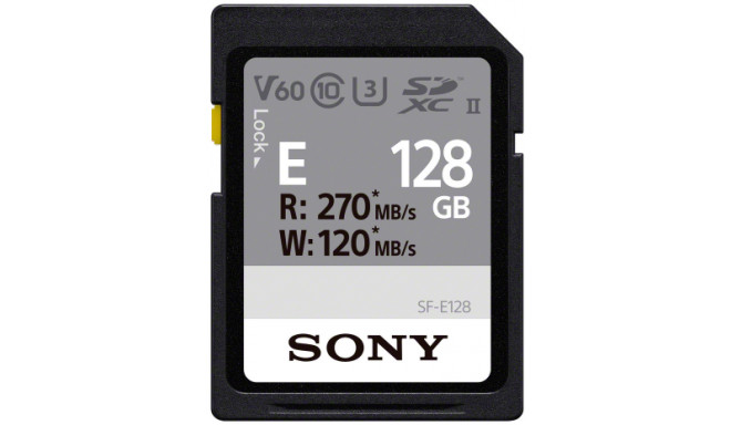 Sony memory card SDXC 128GB E UHS-II C10 U3 V60