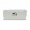 Planter Stefanplast White Plastic 39 x 13,5 x 15 cm (12 Units)