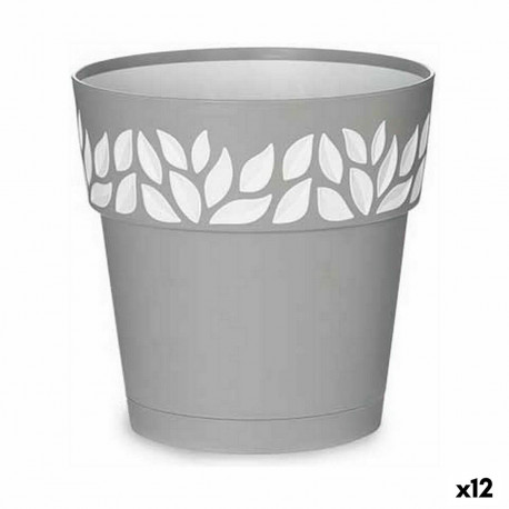 Isekastuv lillepott Stefanplast 94078 Cloe Hall Plastmass 19 x 19 x 19 cm (12 Ühikut)
