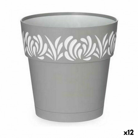 Isekastuv lillepott Stefanplast 88401 Gaia Hall Plastmass 19 x 19 x 19 cm (12 Ühikut)