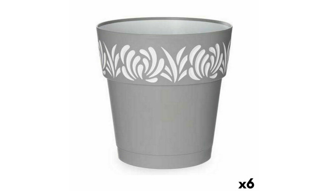 Isekastuv lillepott Stefanplast 88501 Gaia Hall Plastmass 25 x 25 x 25 cm (6 Ühikut)