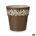 Горшок с автополивом Stefanplast Gaia Коричневый Пластик 29 x 29 x 29 cm (6 штук)