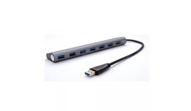 i-tec USB 3.0 Metal Charging HUB 7 Port with Power Adapter, 7x USB 3.0 Charging