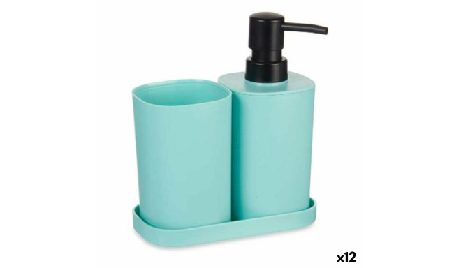 Bath Set Berilo B8108-S3-MINT B8108-S3-MINT Black Green polypropylene (12 Units)