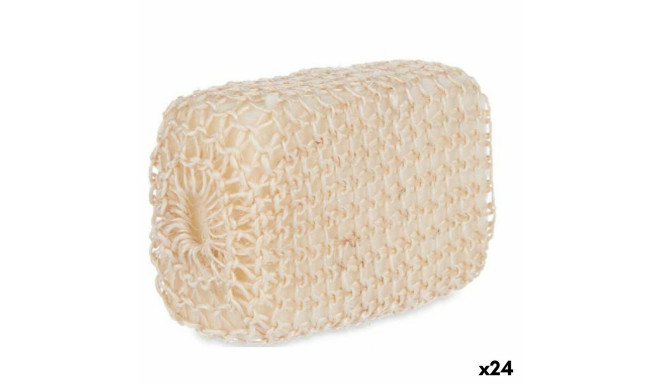 Käsn kehale Berilo B7083-7 Valge Beež 9 x 14 x 6 cm (24 Ühikut)