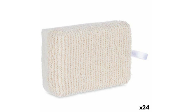 Body Sponge Berilo B7081-7 B7081-7 White Beige 14 x 5 x 9 cm (24 Units)