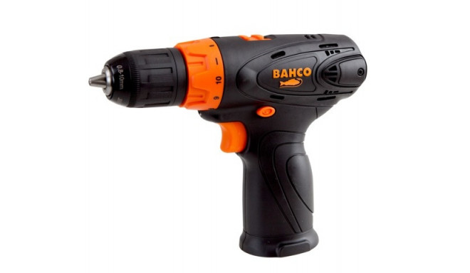 Bahco cordless drill 12V, 10mm chuck, 2 speeds and 10 torque settings