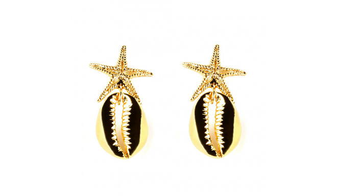 SHABAMA FORNELLS pendientes #oro brillo 1 u