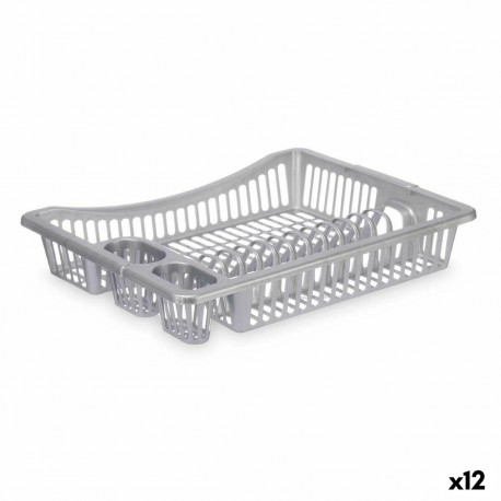 Draining Rack for Kitchen Sink Kinvara YMA04 1095 01 YMA04 1095 01 Silver 46 x 8 x 36 cm (12 Units)