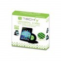 Techly Set of two stands, for tablet and for smartphone, black