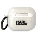 Karl Lagerfeld etui for Airpods 3 KLA3HNKCTGT transparent Gliter Karl&Choupette