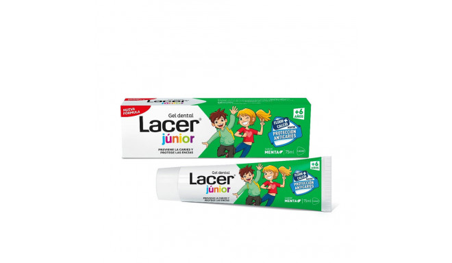 LACER JUNIOR gel dental menta 75 ml