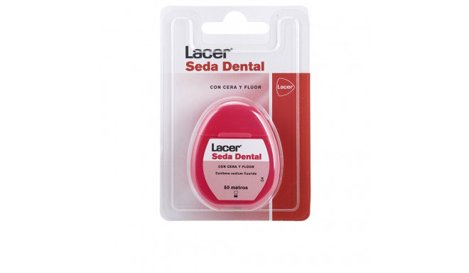 LACER SEDA DENTAL con cera y flúor 50 metros 1 u