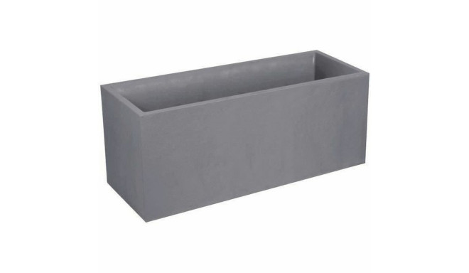 Plant pot EDA Grey Plastic Rectangular 99,5 x 39 x 43 cm