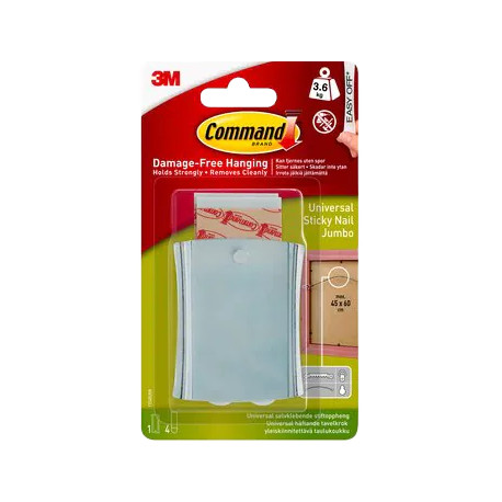 3M pildiriputuskonks Command Jumbo 3,6kg, hall