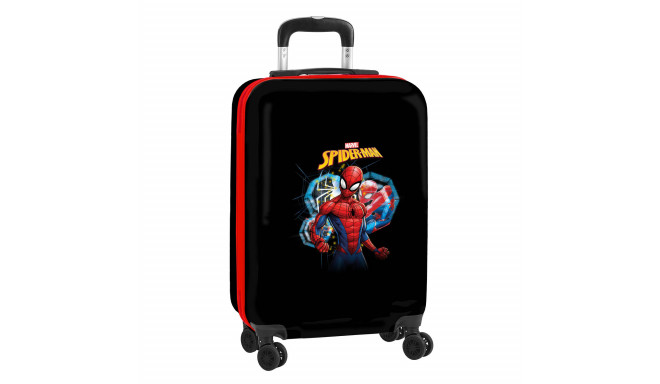 Kabīnes koferis Spider-Man Hero Melns 20'' 34,5 x 55 x 20 cm