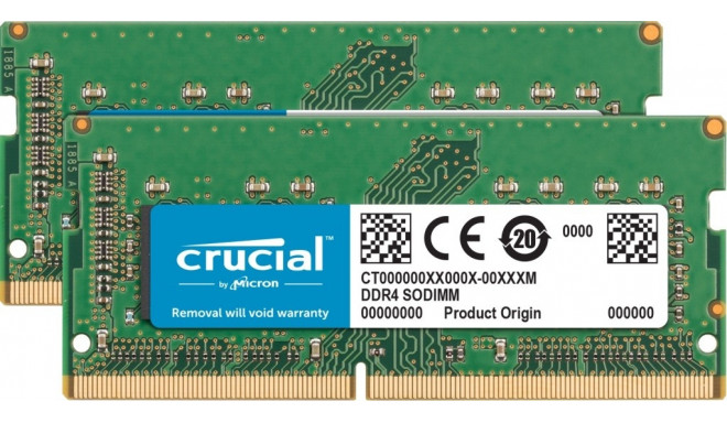 Crucial RAM DDR4 SODIMM for Apple Mac 32GB (2x16GB)/2666 CL19 (8bit)