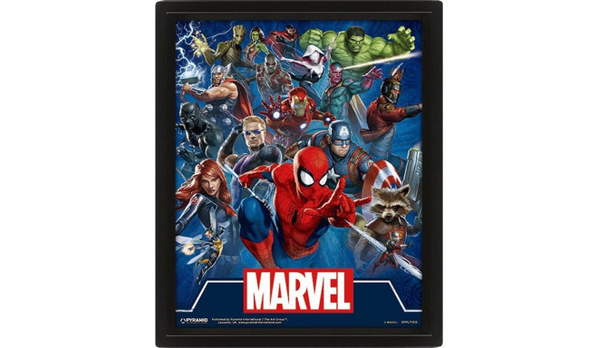 Plakat Marvel 3D