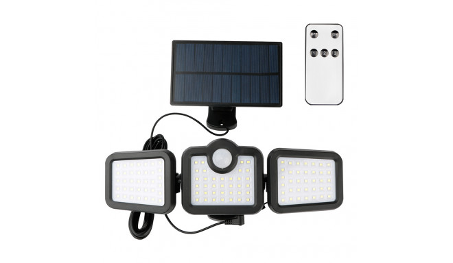 Forever Light Solar LED Lamp SUNARI FLS-04 108*SMD PIR 10W 800lm 6000K 2400mAh Li-Ion Forever Light
