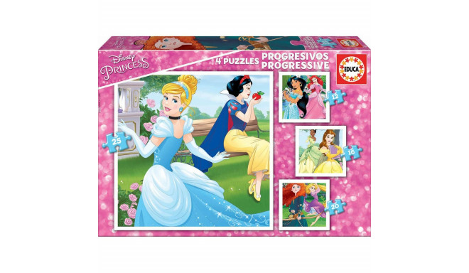 4 Pusle Komplekt   Disney Princess Magical         16 x 16 cm