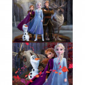 2-Puzzle Set   Frozen Believe         100 Pieces 40 x 28 cm  