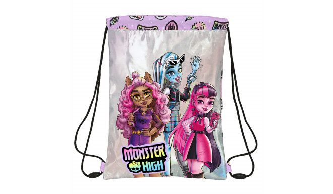 Сумка-рюкзак на веревках Monster High Best boos Лиловый