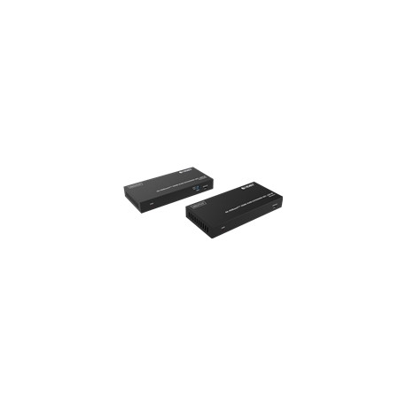 DIGITUS HDBaseT KVM Extender Set 150m 4K/60Hz USB 1.1 PoC IR black