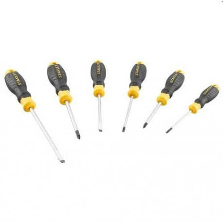 ST. SCREWDRIVERS 6 pcs. C/GRIP (4PŁ+2PH)