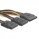 Qoltec SATA cable splitter SATA to 2xSATA F/2*F 20cm