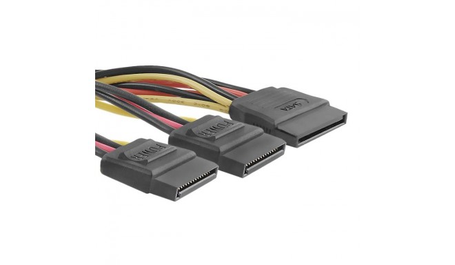 Qoltec SATA cable splitter SATA to 2xSATA F/2*F 20cm