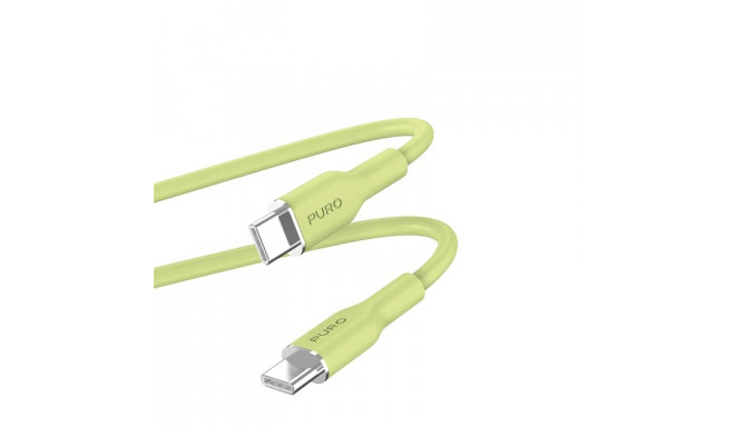 Kaabel Puro Soft USB-C/USB-C, 1,5 m, heleroheline