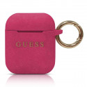 Guess GUACCSILGLFU silikoonist ümbris Apple Airpodidele 1 | 2 Roosa