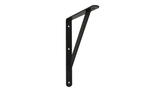 SHELF BRACKET WITH SUPPORT 500X330 BLACK