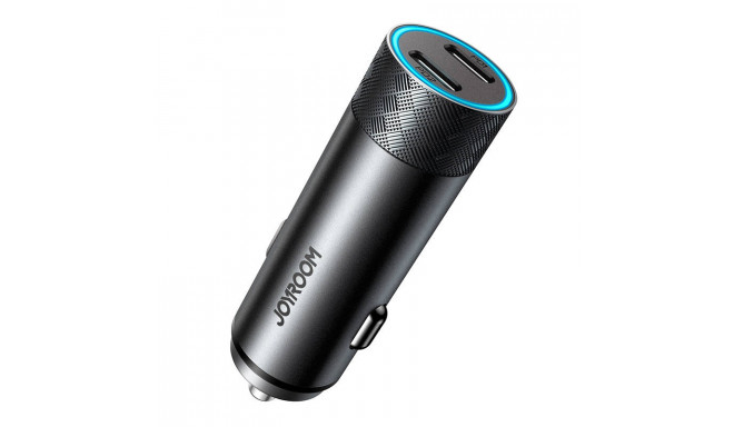 Joyroom car charger 2 x USB 50W with PD, QC, PPS gray (JR-CL13)