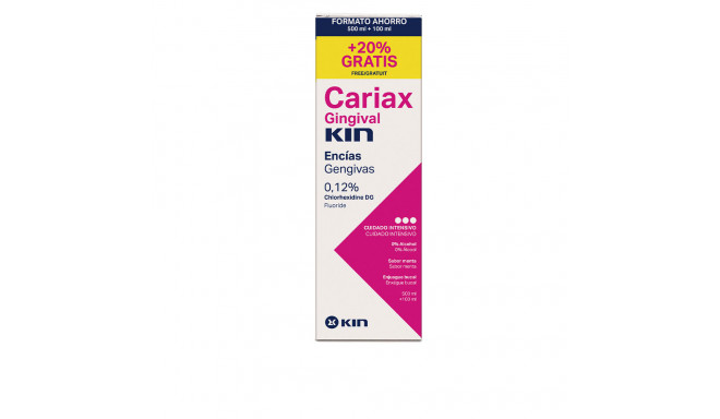 KIN CARIAX GINGIVAL enjuague bucal 500 ml + 100 ml