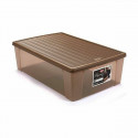 kaanega säilituskarp Stefanplast Elegance Beež Plastmass 38,5 x 17 x 59,5 cm (6 Ühikut)
