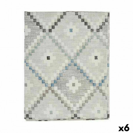 galdauts Kinvara ROMBOS-A Zils Plāns audums 140 x 180 cm Pret nogulsnēm Rombs (6 gb.)