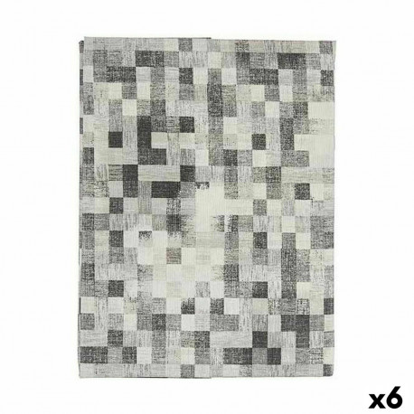 galdauts Kinvara CUADROS-G Pelēks Plāns audums 140 x 180 cm Pret nogulsnēm Rāmji (6 gb.)