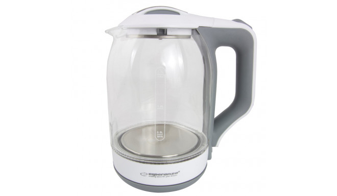 Esperanza EKK025W Electric kettle 1.7 L White, Multicolor 1500 W