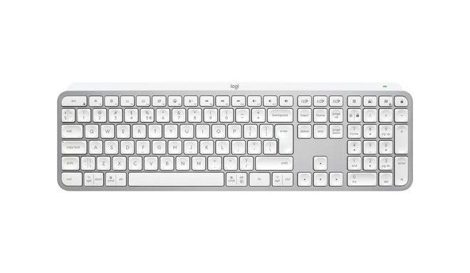 Logitech MX Keys S keyboard Universal RF Wireless + Bluetooth QWERTY US International Aluminium, Whi